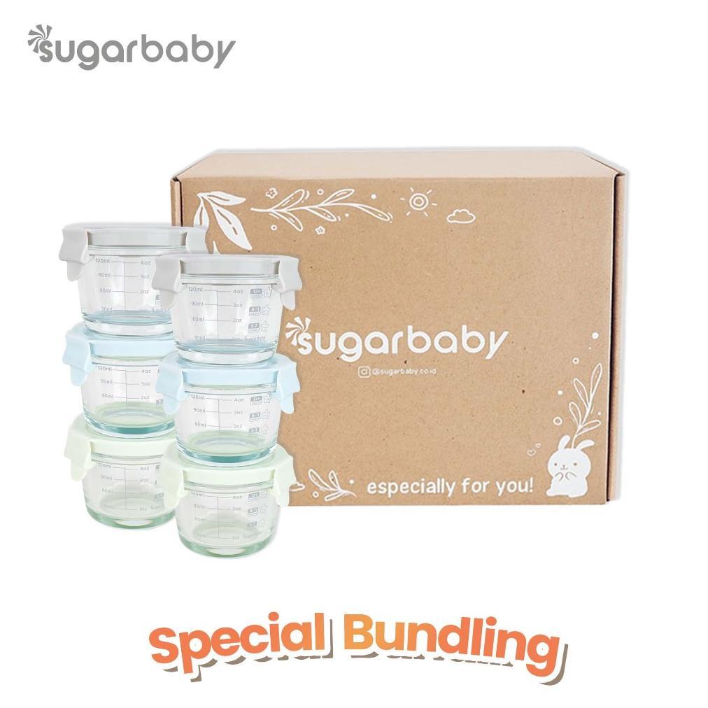 Best Deals Sugarbaby Glass Jar Bundling/Food Container/Peralatan Makan Bayi Mpasi / Wadah Mangkok Ba