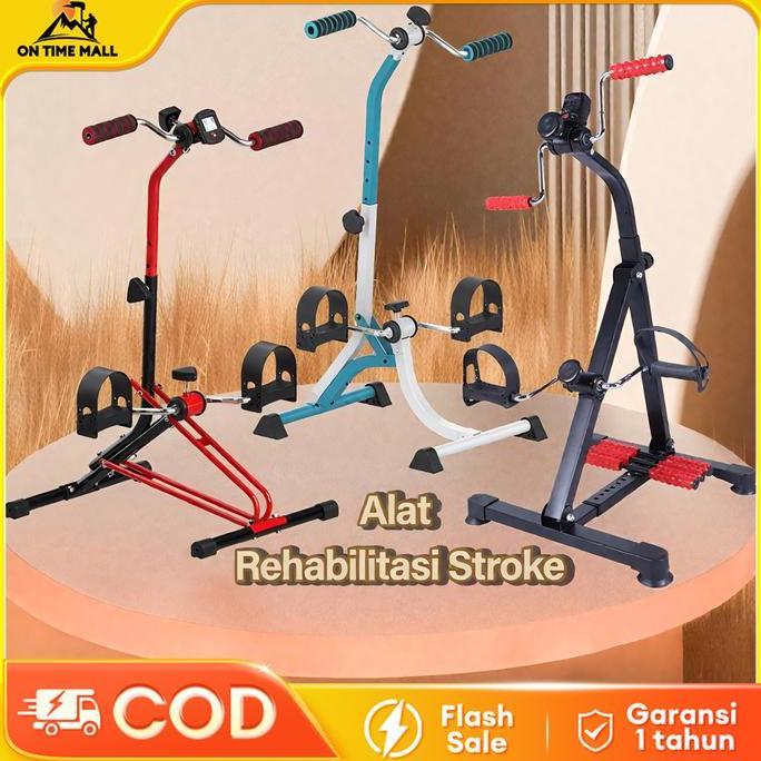Otm Alat Terapi Stroke Alat Terapi Stroke Kaki Dan Tangan Sepeda Statis Olahraga Gym Fitness Terapi 