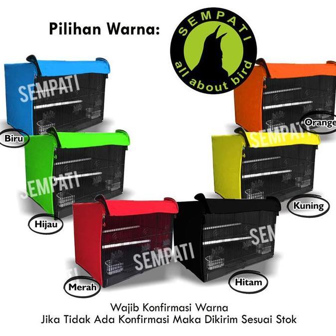 Kerodong Krodong Sangkar Kandang Burung Ternak Lovebird Kotak Umbaran Batre