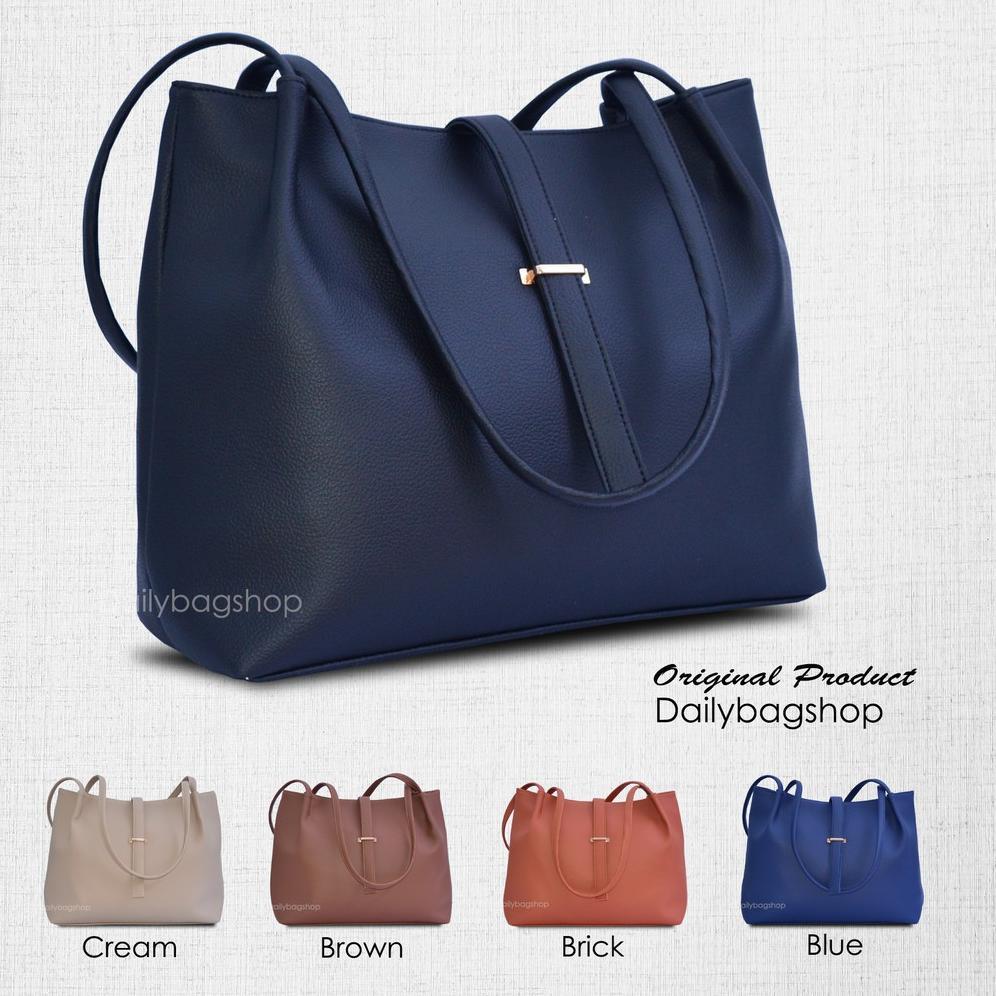 Tas Tote Wanita Remaja Daily Messy Tas Jumbo Kerja Kuliah Ukuran Besar Terbaru 2021 Kulit PU COD