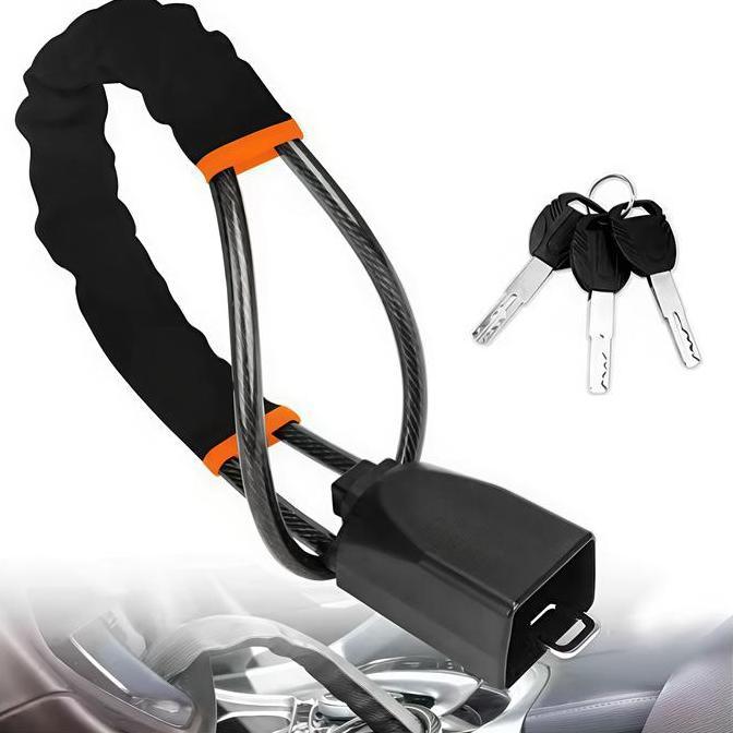 Vaharasalim  - Kunci Stir Mobil Anti Maling Gembok Pengaman Setir Mobil Universal