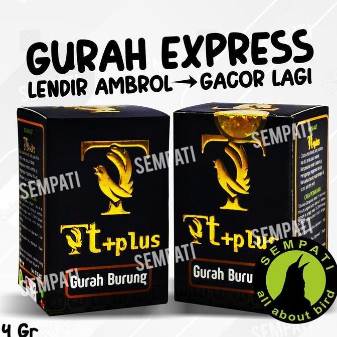 Tt+ TT Tt Plus Gurah Burung Original Asli Obat Gurah Burung Murai Kacer Kenari Lovebird Pleci Anis M