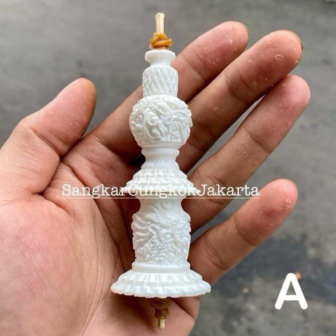 TERLARIS Pion Ukir Sangkar Cungkok Pleci Bahan Resin Isi Crown Ukir READY STOCK