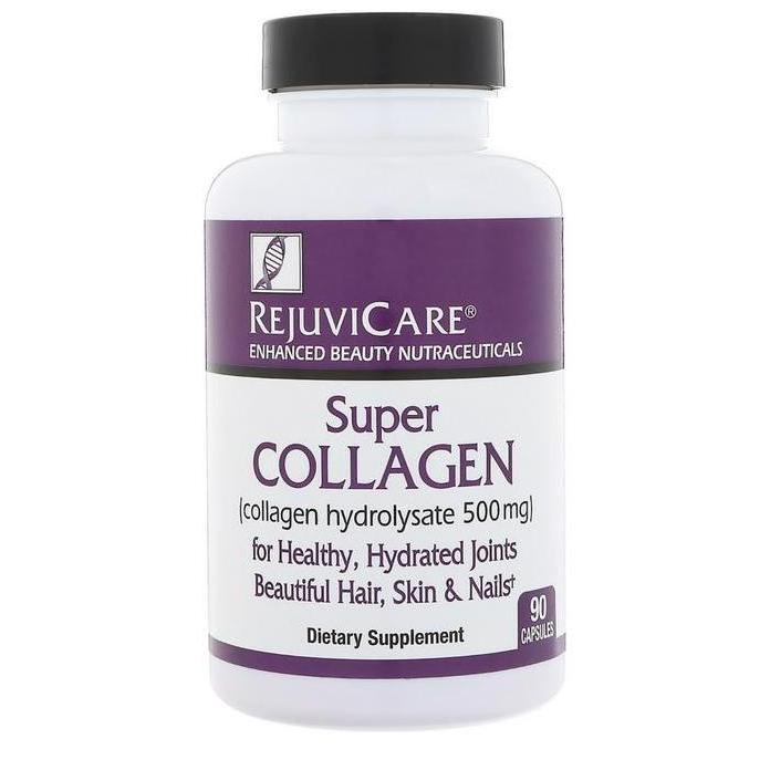 Rejuvicare Super Collagen 500 Mg 90 Capsules Joints Hair Skin Nails Original