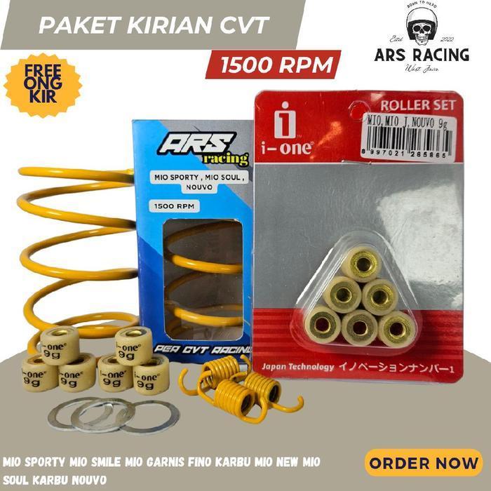Paket Full Upgrade Cvt Mio Mio Sporty Mio Smile Mio Garnis Nouvo 1500 Rpm Per Cvt Racing Roller Dan 
