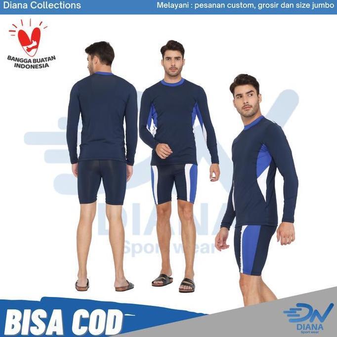 Setelan Baju Renang Pria | Setelan Renang Cowok Set Pria | Set Renang Pria Jumbo | Setelan baju rena