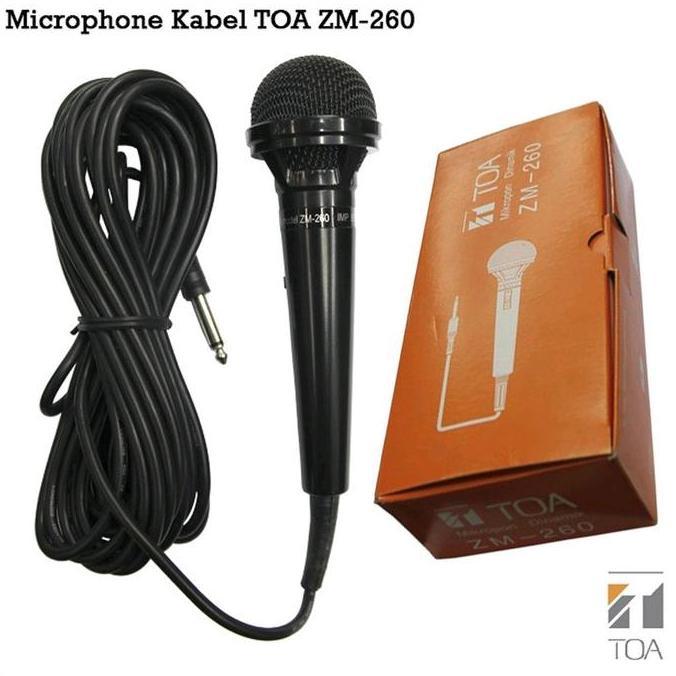 Musiq- Toa Mikrofon Kabel Toa Zm-260 Zm 260 Original