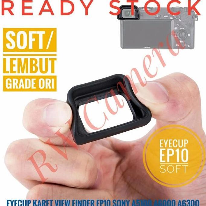 Jayoma- Eyecup Ep10 Soft Sony A5000 A6000 Nex Eye Cup Karet View Finder A6300