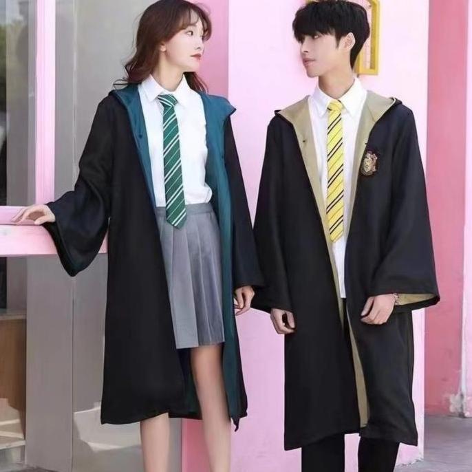 Harry Potter Kostum Harry Potter Jubah Penyihir Cosplay Halloween Anak Remaja Dewasa Cewek Cowok  Co