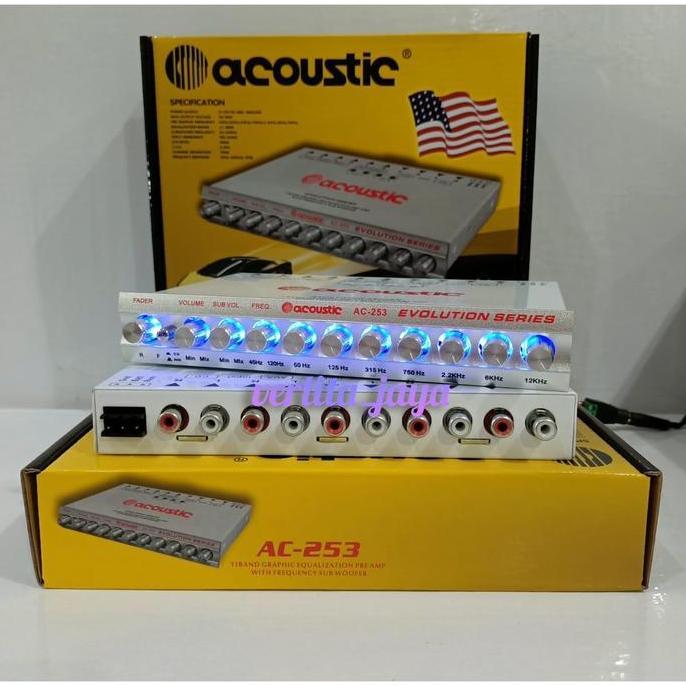 Musiq- Preamp Parametrik Acoustic Ac-253 Ada 11Band