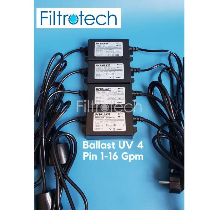 Ballast/Adaptor Uv Depot Isi Ulang 1 Gpm, 2 Gpm , 8 Gpm, 12 Gpm Dan 16 Gpm Gpm Ballast Lampu Ultravi