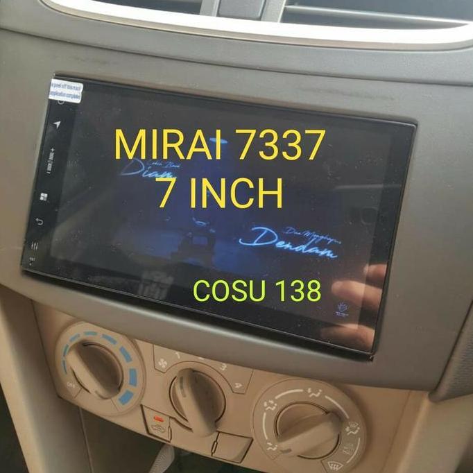 Promo Anti Gores Head unit Mirai 7337 Universal 7inch High quality Diskon