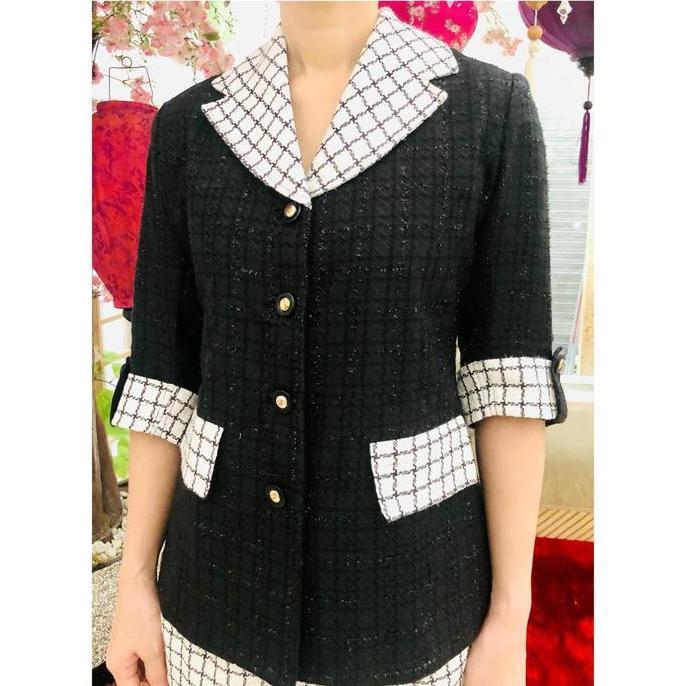 Blazer wanita hitam polos