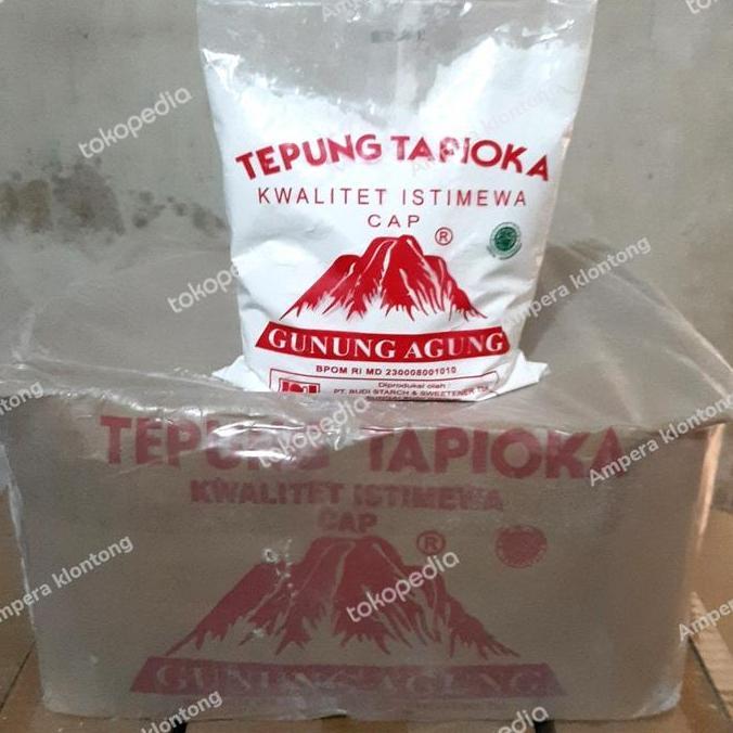 Grosir Tepung Sagu Tapioka Gunung Agung 1 Dus