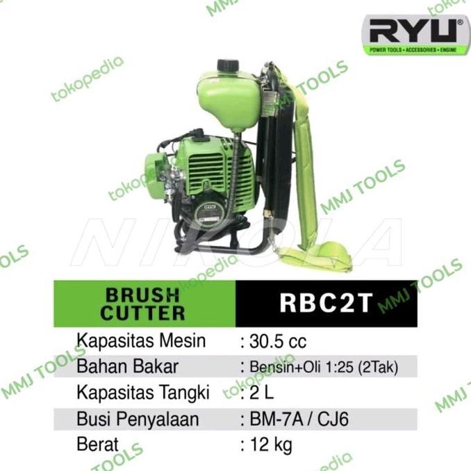 Mesin Potong Rumput RYU 2 TAK RBC2T - RYU Mesin Potong Rumput Gendong