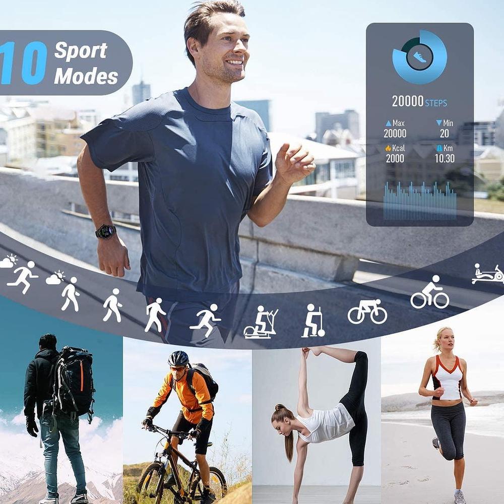 ORIGINAL` ORIGINAL VIVO SMARTWATCH SERIES I10 PRO MAX 2.0" HD TOUCH SCREEN BLUETOOTH CALL CUSTOM WAL