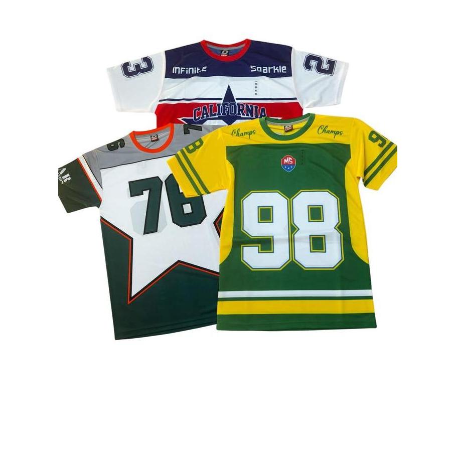 Merchand- Promo 3 Pcs 100 Ribu Jersey Dame & Bola Milano Driyfit Sport Olahraga Pria Wanita Size M-X