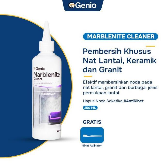 Lansungkirim- New Genio Marblenite Cleaner - Cairan Pembersih Nat, Granit, Vinyl, Keramik, Stainless