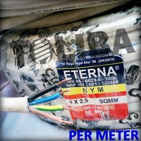 AudioWhell- kabel eterna nym 4x2.5 4x2,5 kabel kawat isi 4 / kabel meter SNI