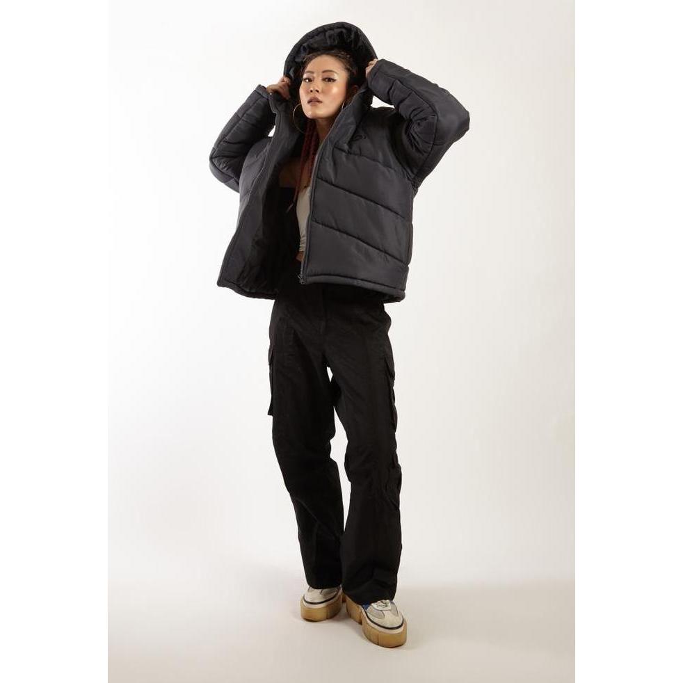 OCWA MATRIX PUFFER WINTER JACKET ASH GREY WOMAN