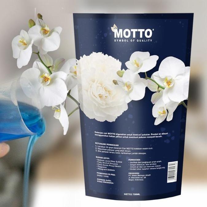 Lansungkirim- Sabun Bandung Motto Detergent Cair Floral 750 Ml Fresh And Luxurious