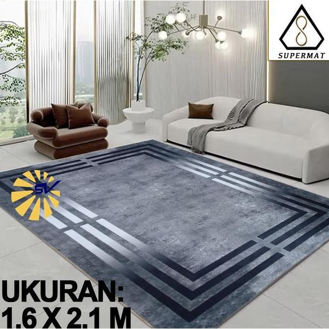Karpet Eropa Design Modern Minimalis/ Turki | Karpet Aesthetic Uk. 160 x 210 Cm karpet permadani