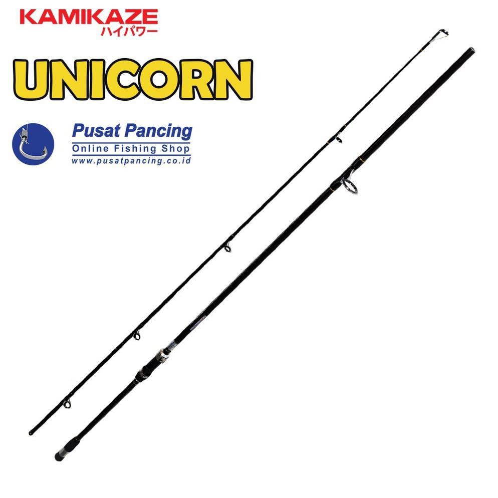 READYGan- KAMIKAZE Joran Rock Fishing UNICORN 300 360 390 Bahan Super Carbon Hollow | Joran surf cas