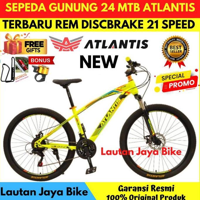 Terlaris Sepeda Gunung 24 Mtb Atlantis Sporty 730 New