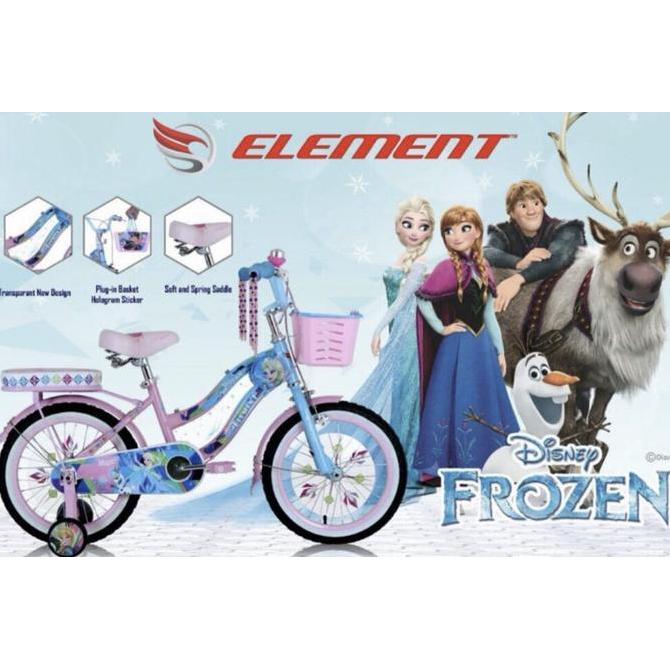 Terlaris Sepeda Mini Anak Perempuan Element Disne Frozen Elsa 1.0 12 16 18 Inch