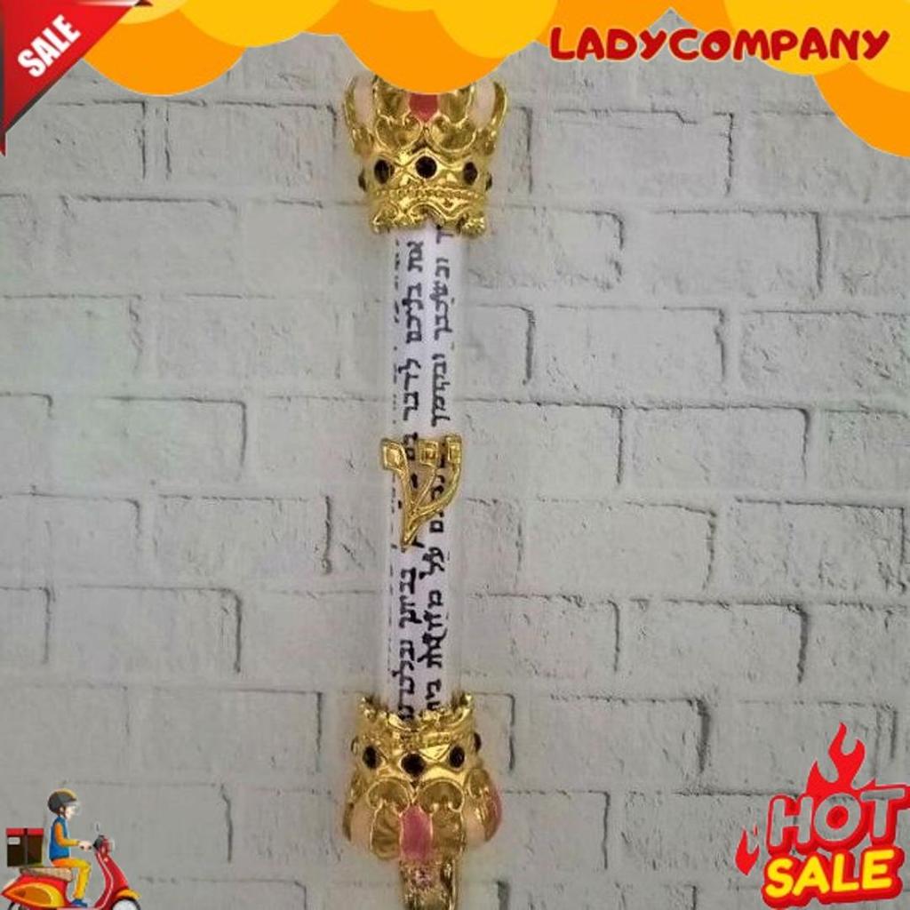 Hiasan Pajangan Dekorasi Pintu Rumah Mezuzah Souvenir Rohani Profetik Kristen Grosir