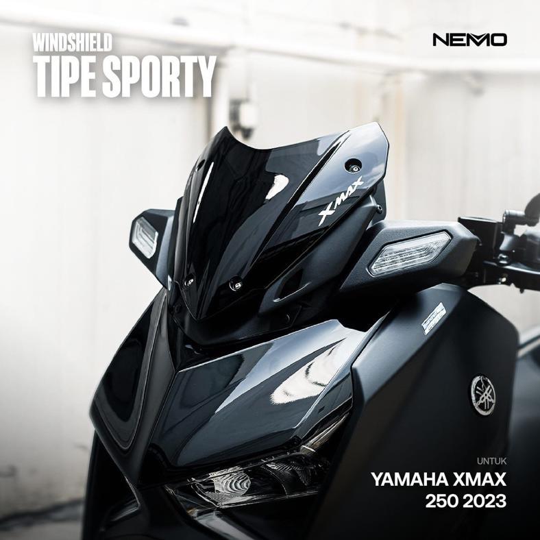 Windshield Visor Xmax Connected Model Eropa NEMO Original