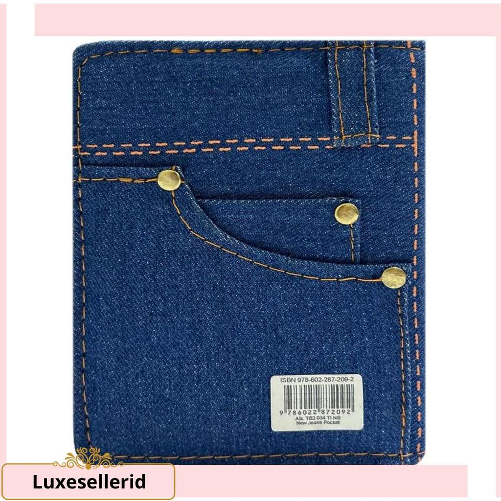 Alkitab Kristen Kecil Sampul TB2 034 Jeans Pocket Terjemahan Baru 2 LAI Anak Mini LAI UNIK