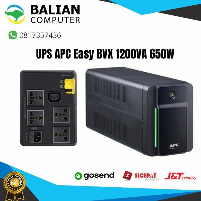 promo UPS APC 1200va 650w BVX1200LI / UPS APC Easy 1200va terlaris