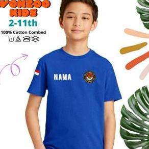 KAOS ANAK TAEKWONDO-KAOS BAJU TSHIRT TAEKWONDO ANAK-PREMIUM QUALITY