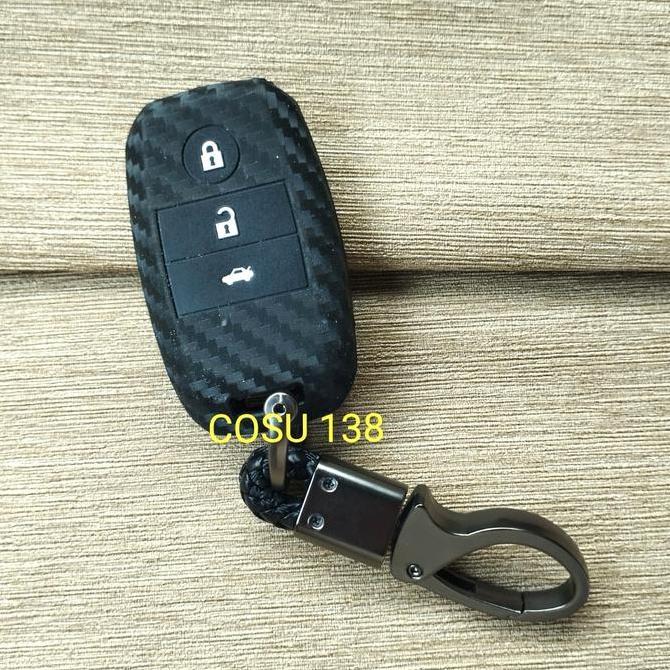 KUNCI MOBIL SARUNG SILICON CARBON KIA SELTOS SONET