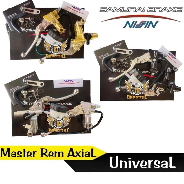 Master Rem Nissin Samurai Axial Set Kiri Kanan Handle Master Rem Samurai Universal Ninja Vixion Byso