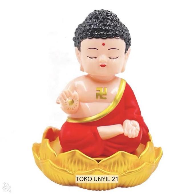 Pajangan Sinar Buddha Sakyamuni Buddha Rulai Pajangan Dashboard Mobil Sakyamuni Car Pajangan Mobil P