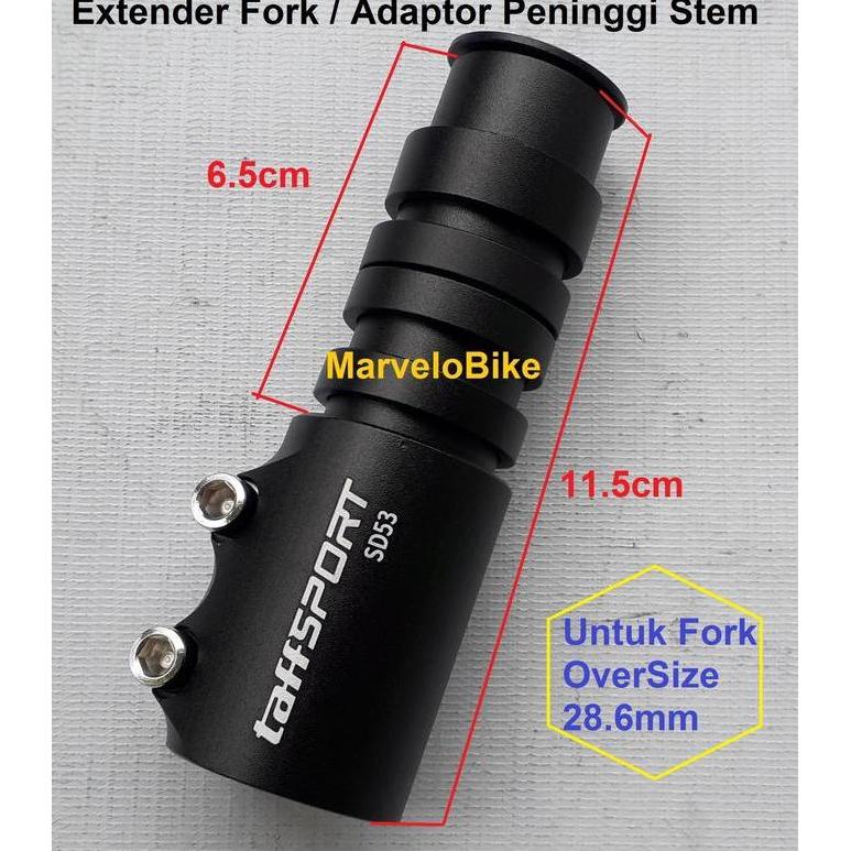 Promo Extender Fork Adaptor Peninggi Stem Sepeda MTB Federal BMX Alloy Diskon