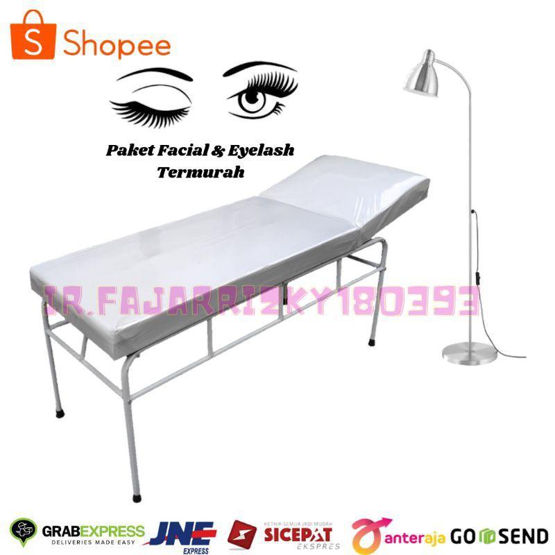 Ranjang Facial/Kasur Eyelash Extension/Bed Facial 1Paket + Lampu