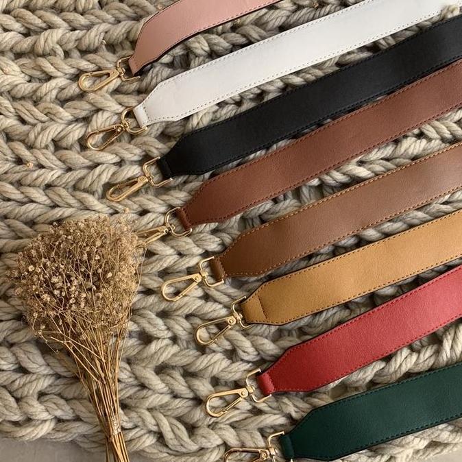 ASLI Tali Tas Selempang / Tali Tas Kulit PU READY STOCK