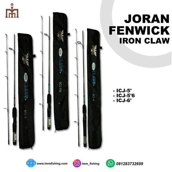 JORAN FENWICK IRON CLAW | Tongkat Pancing Terlaris