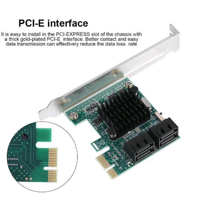 PCIE PCI EXPRESS SATA III 4 PORT Terlaris