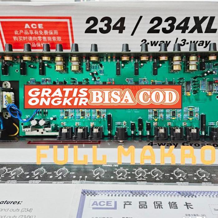 Crossover Dbx234Xl Dbx 234 Xl Komponen Full Makro Original Dan Terpercaya
