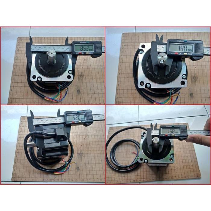 [Haebot] Motor Stepper Nema 34 86Hs65 2.8Nm 65Mm 3A Shaft 14Mm Cnc Laser Router Plasma Milling High 