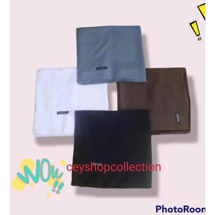 Best- Jilbab polos tebal termurah kerudung segi empat anak sekolahan/ dewasa