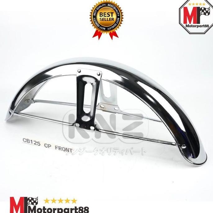 SPAKBOR SEPAKBOR SELEBOR DEPAN CB125 CB 125 BESI CROME KNZ ORIGINAL DAN TERPERCAYA