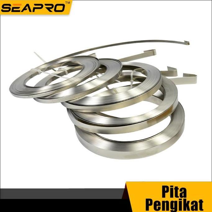 Pita Pengikat Baja Tahan Karat Plat Strapping Band IMPA614103 TERBATAS