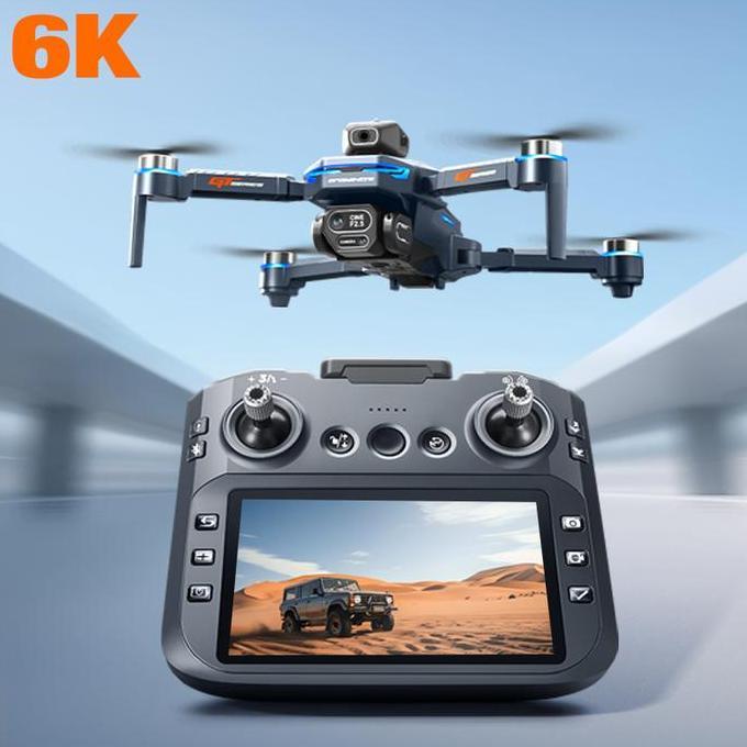 DRONE R204/KAMERA HD 6K/VERSI LAYAR BESAR, MOTOR TANPA SIKAT, PENGHINDARAN RINTANGAN EMPAT SISI/DRON