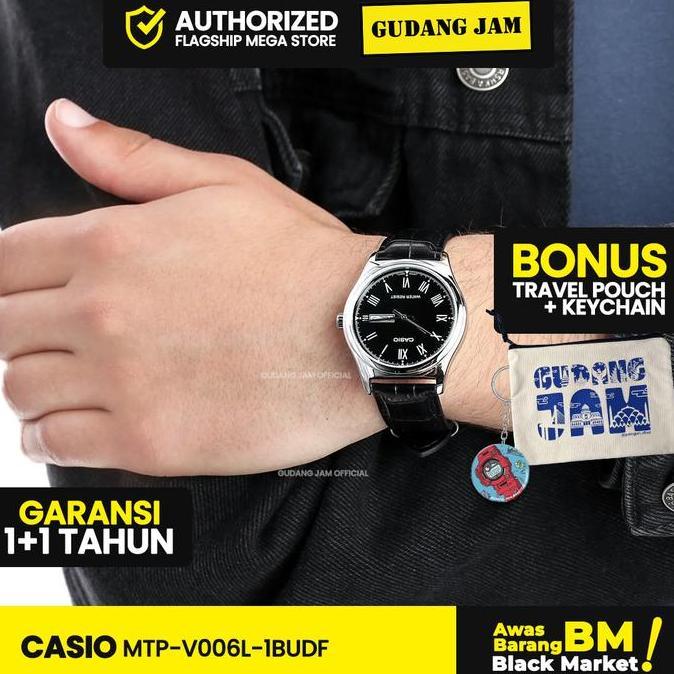 New- Jam Tangan Pria Casio Mtp-V006L Mtpv006L Analog Watches