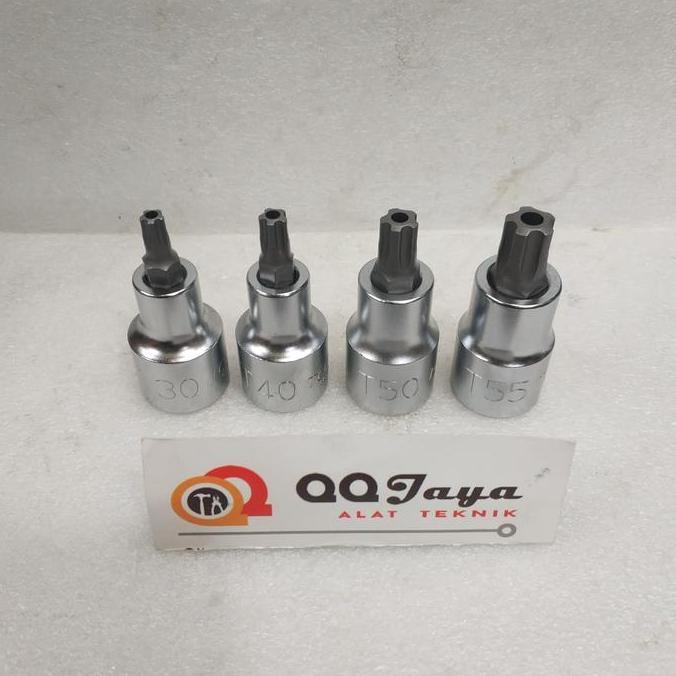 Kunci sok bintang 5 - TOPTUL ukuran T30/40/50/55 HEMAT